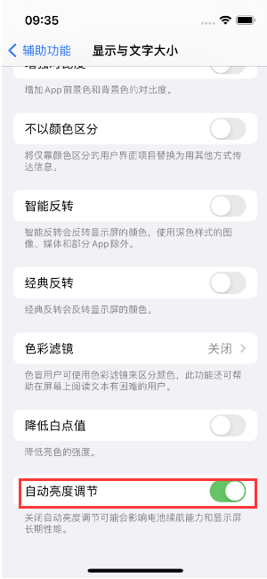 鼎城苹果15维修店分享iPhone 15 Pro系列屏幕亮度 