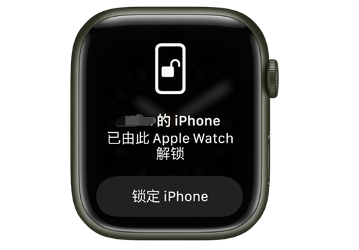 鼎城苹果手机维修分享用 AppleWatch 解锁配备面容 ID 的 iPhone方法 